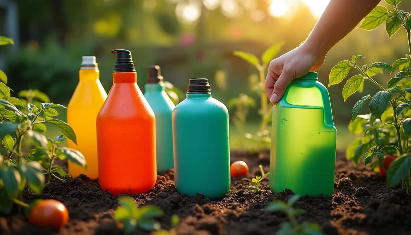 Illustration: Avantages écologiques et pratiques de l’arrosage à la bouteille à l’envers