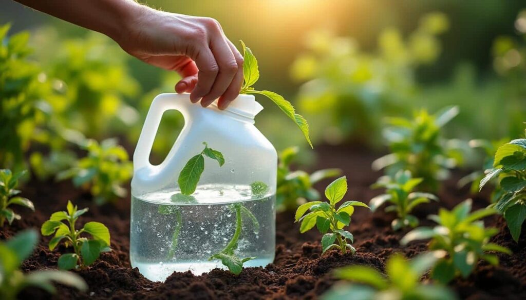 Arrosage avec une bouteille à l’envers : guide pratique et astuces