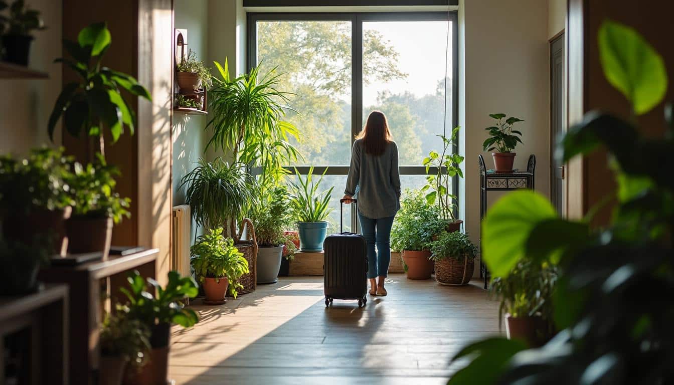 Illustration: Comprendre les enjeux de l’arrosage des plantes en vacances