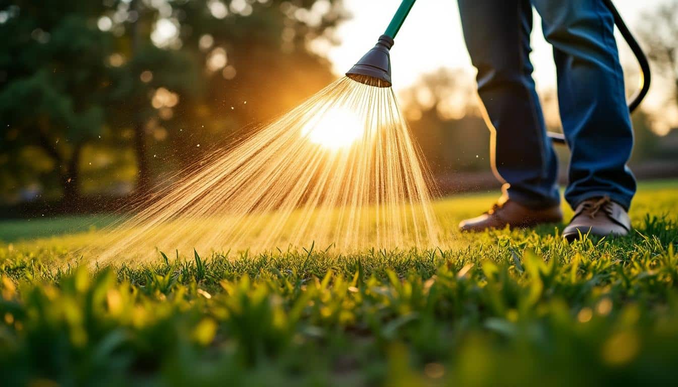 Illustration: Quand privilégier l’arrosage de la pelouse selon la saison et la journée