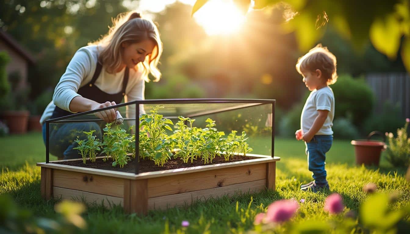 Illustration: Avantages et utilités du châssis de serre de jardin