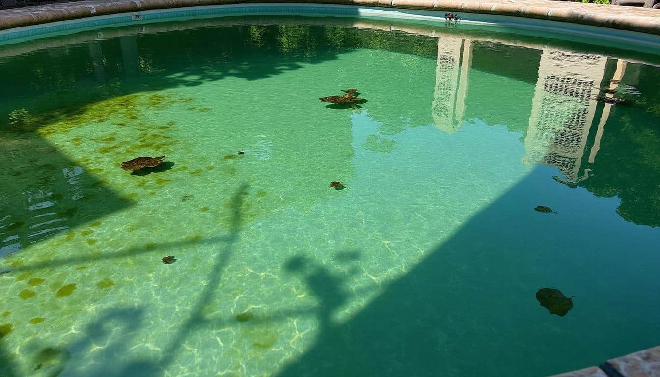 Illustration: Comprendre le phénomène de l’eau verte dans la piscine