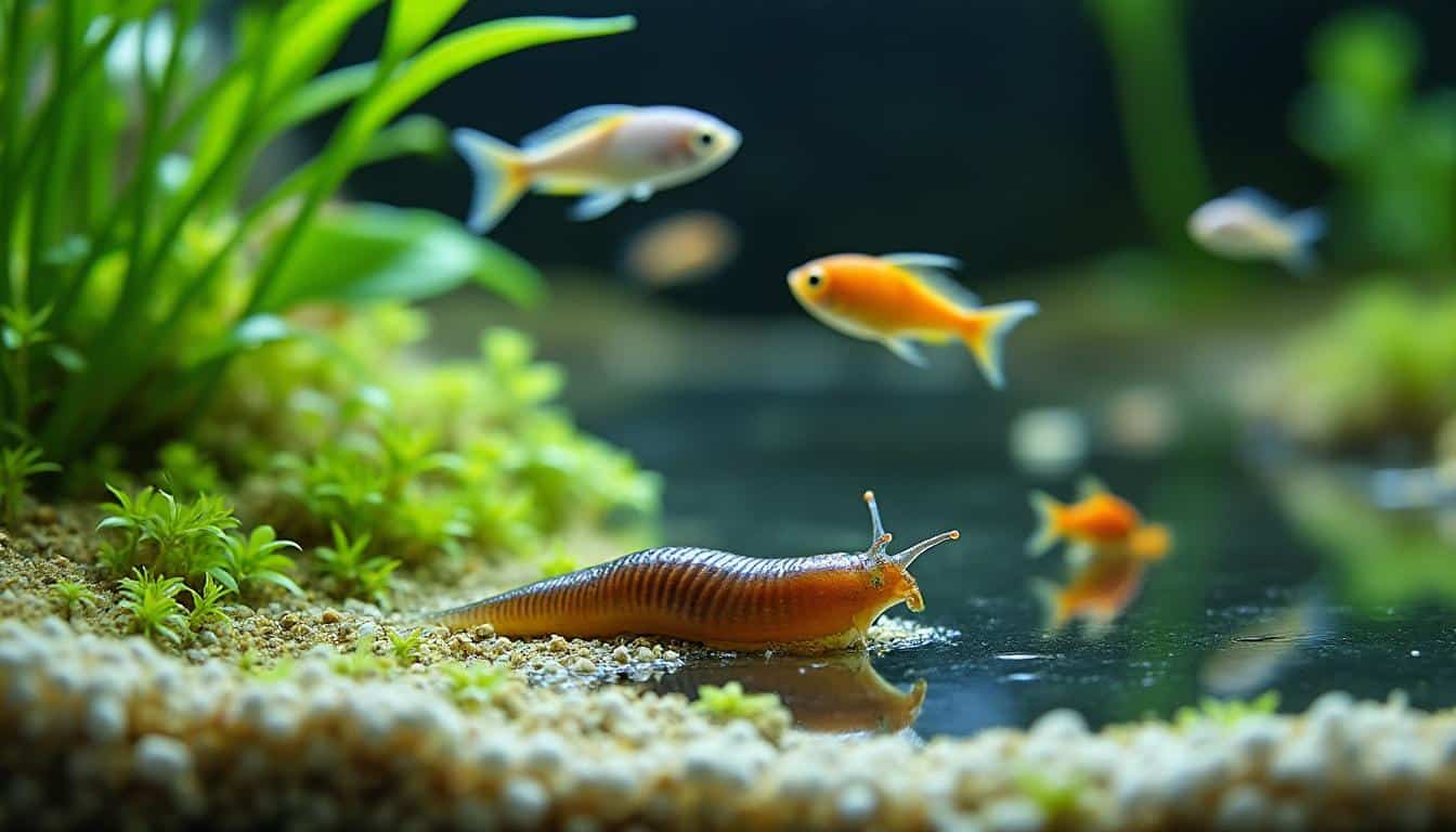 Illustration: Définition et rôle de l’escargot nettoyeur dans un aquarium