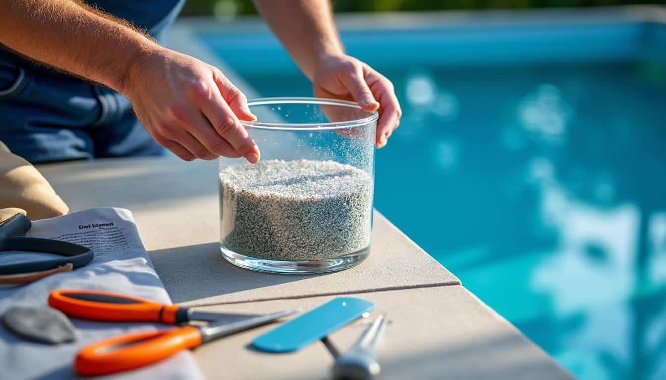 Illustration: Définition, fonctionnement et avantages du filtre de piscine en verre