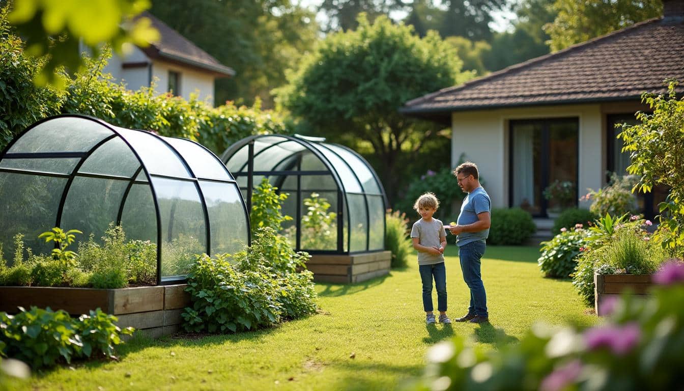 Illustration: Définition et choix des différents types de serres de jardin