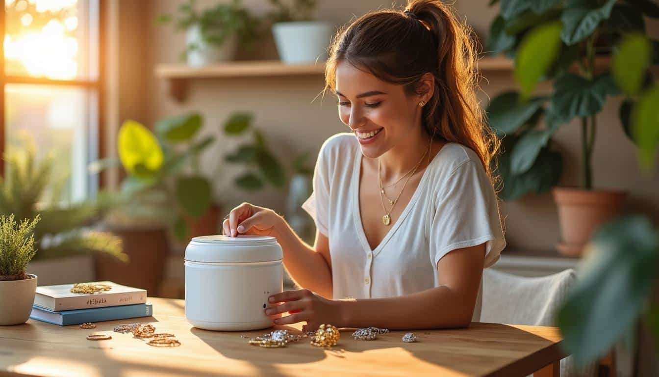 Illustration: Les avantages et bénéfices du nettoyeur de bijoux à ultrason