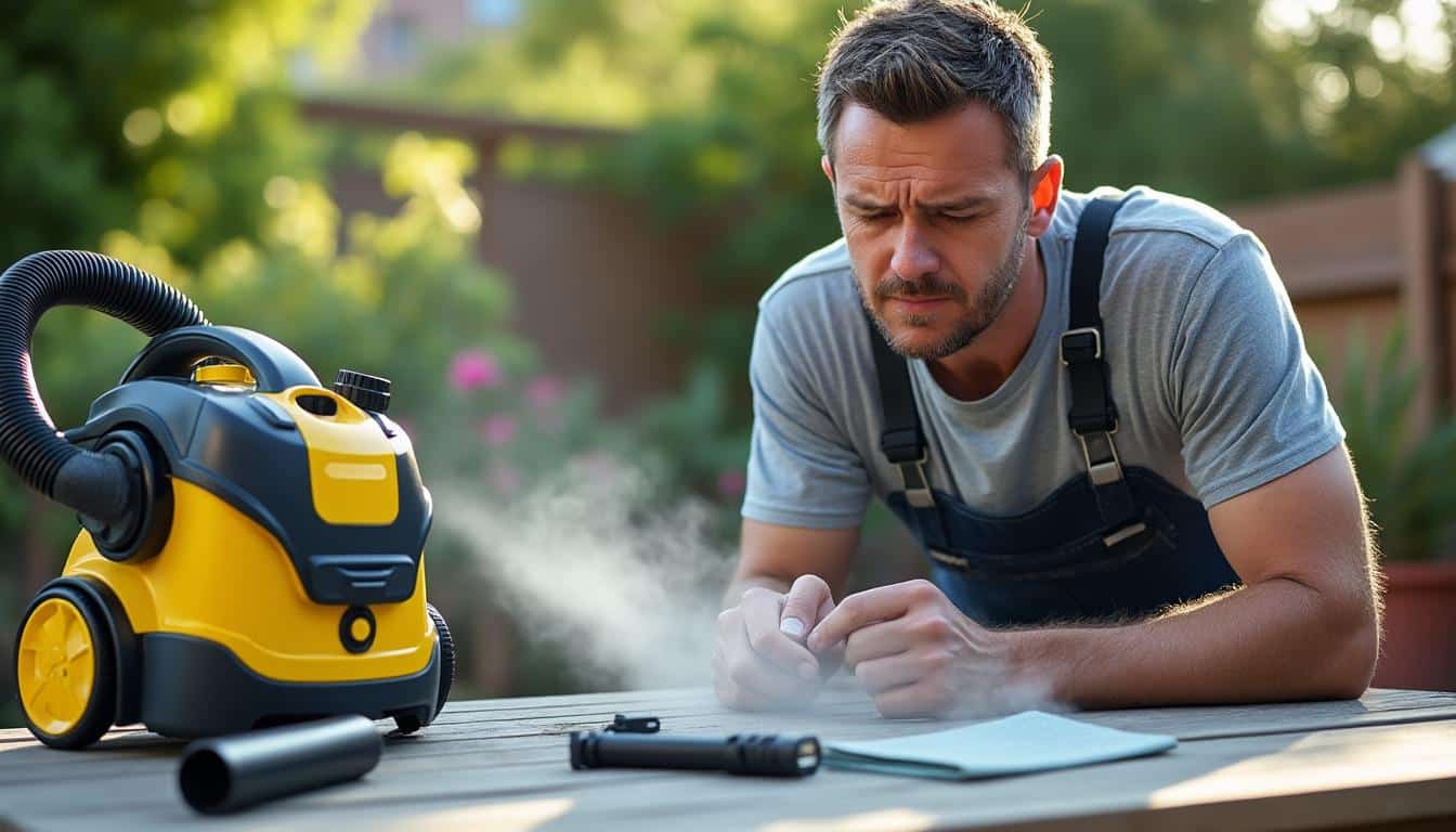 Illustration: Quelles sont les principales causes d’un nettoyeur haute pression dont le moteur tourne mais pas de pression ?