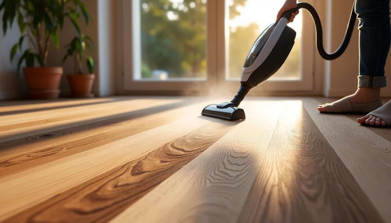 Illustration: Comprendre les différents types de parquet et leur réaction au nettoyeur vapeur