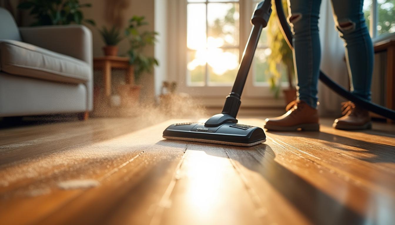 Nettoyeur vapeur sur le parquet : conseils, risques et astuces