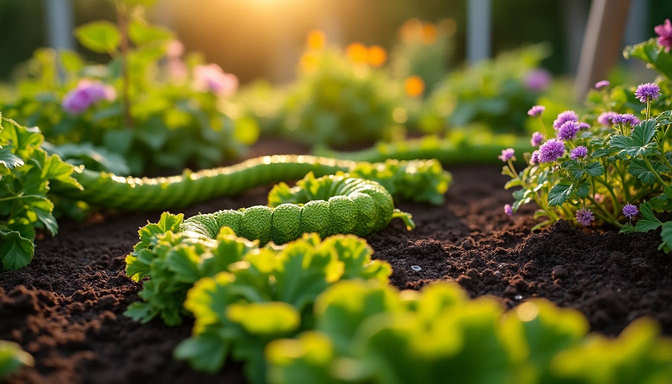 Illustration: Avantages écologiques et économiques de l’arrosage par tuyau poreux