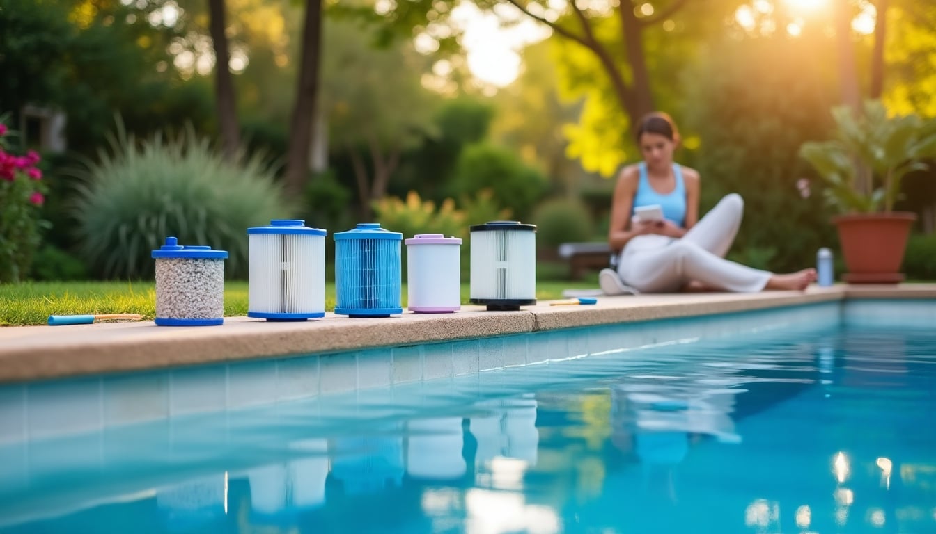 Illustration: Les différents types de filtres pour piscine et leurs spécificités