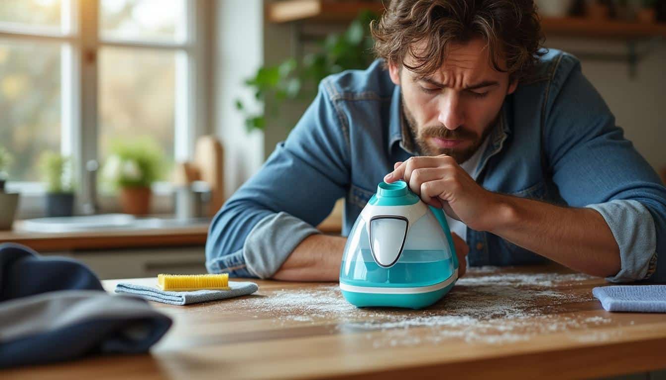 Nettoyeur vapeur qui chauffe mais pas de vapeur : causes et solutions