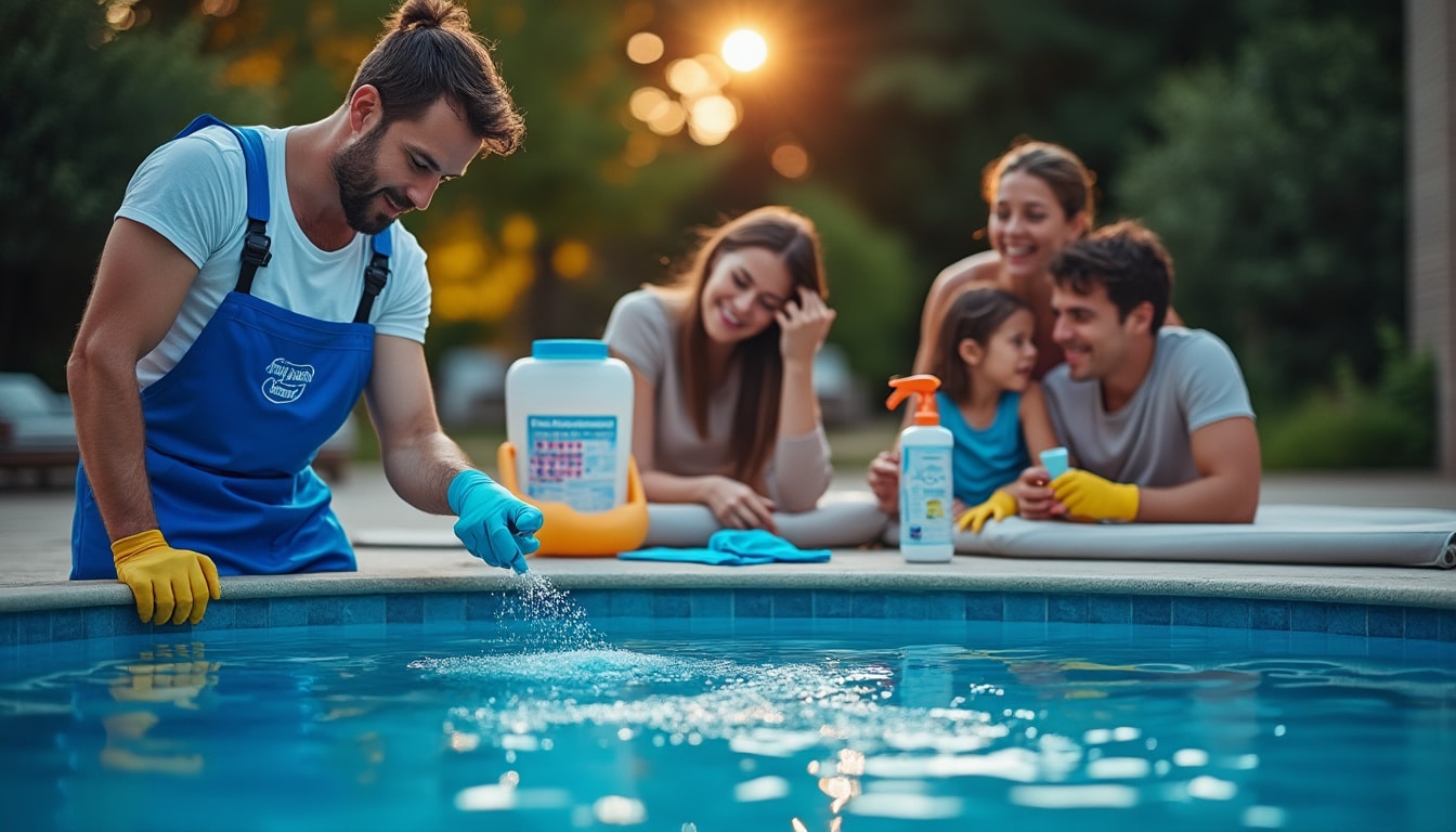 Illustration: Avantages et inconvénients de l’oxygène actif pour piscine