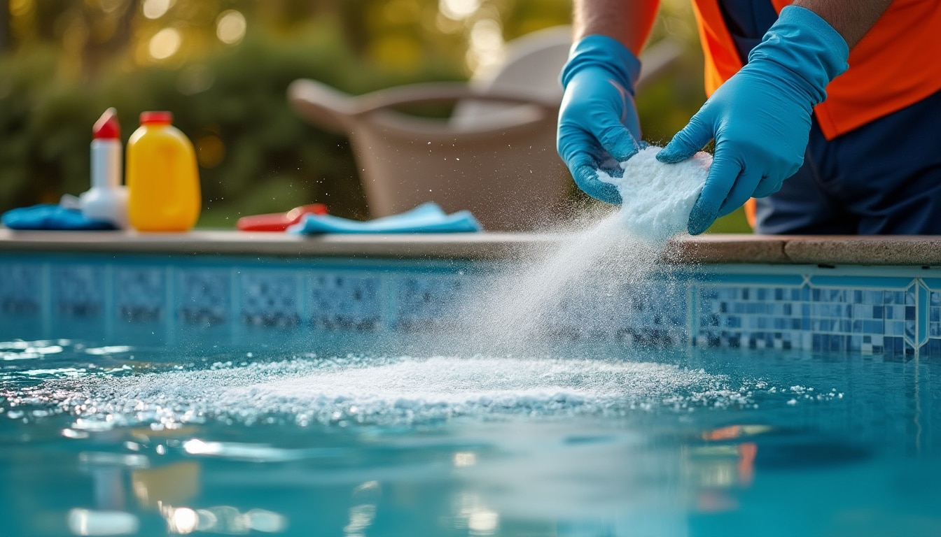 Illustration: Raisons et moments pour réaliser un choc au chlore dans une piscine