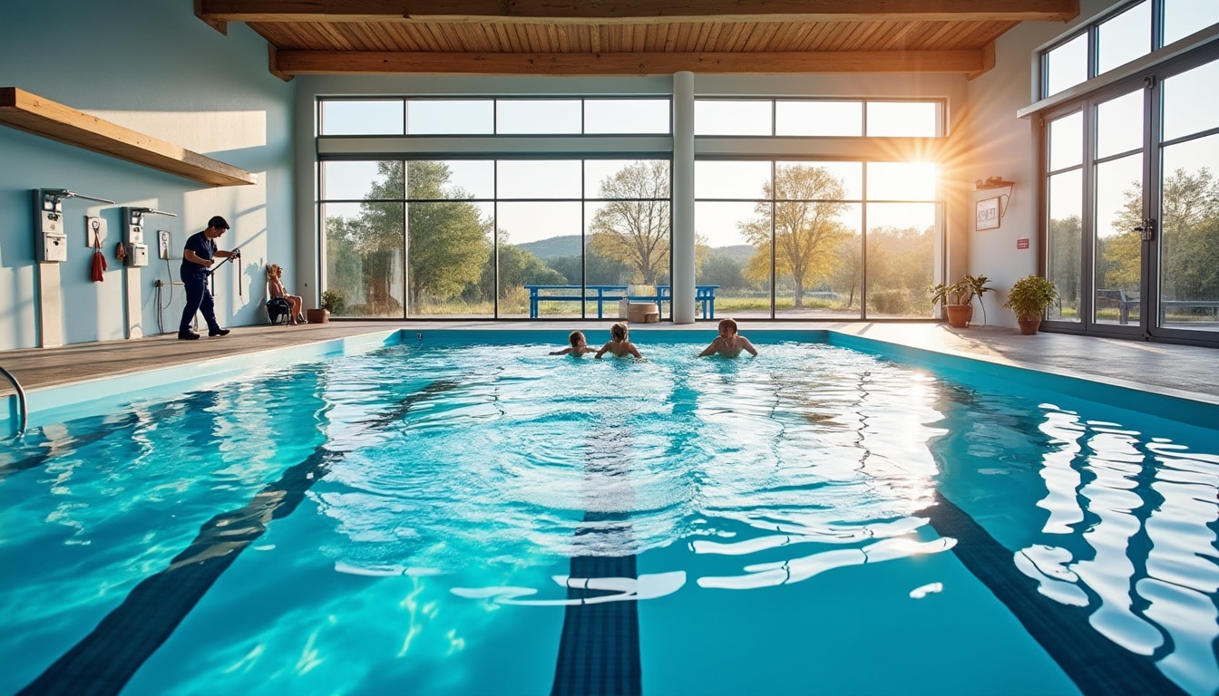 Illustration: Installations, équipements et rénovation de la piscine de Faulquemont