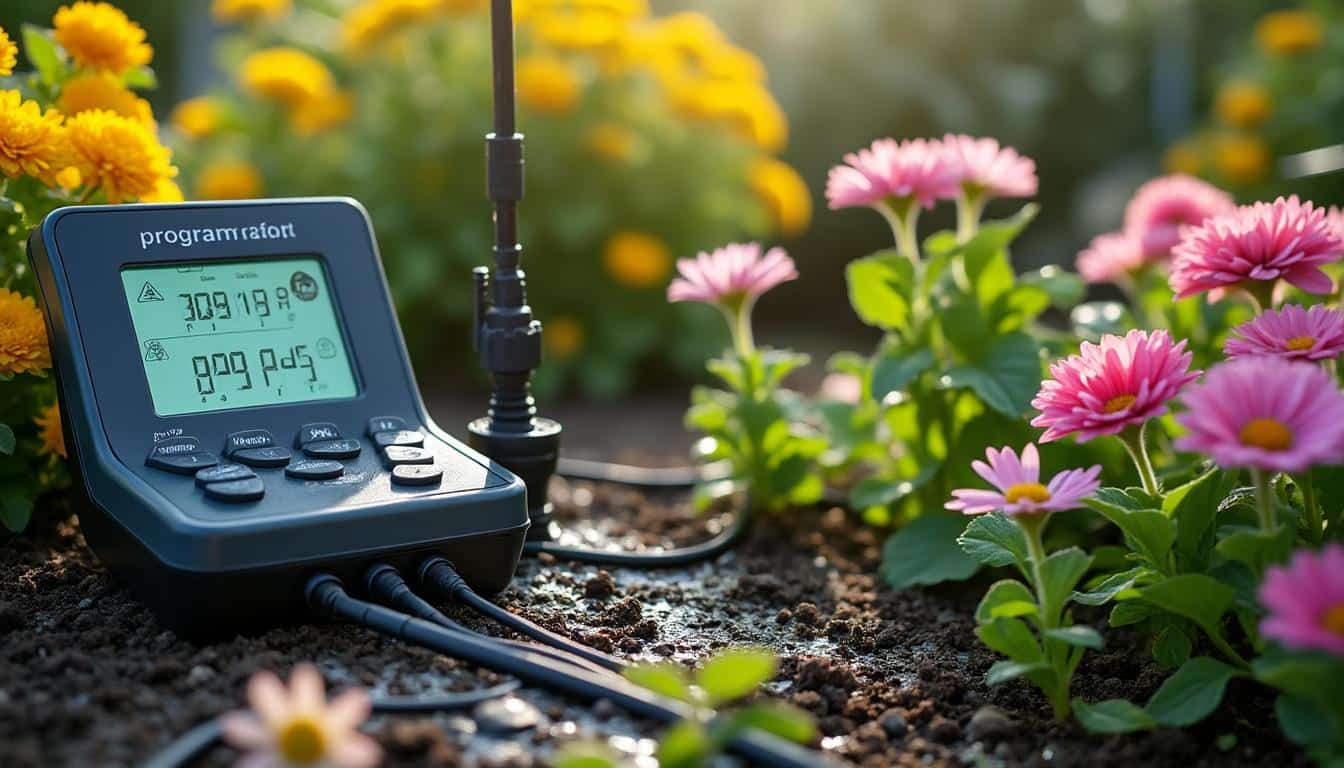 Illustration: Comment fonctionne un programmateur de pluie pour l’arrosage des massifs en été ?