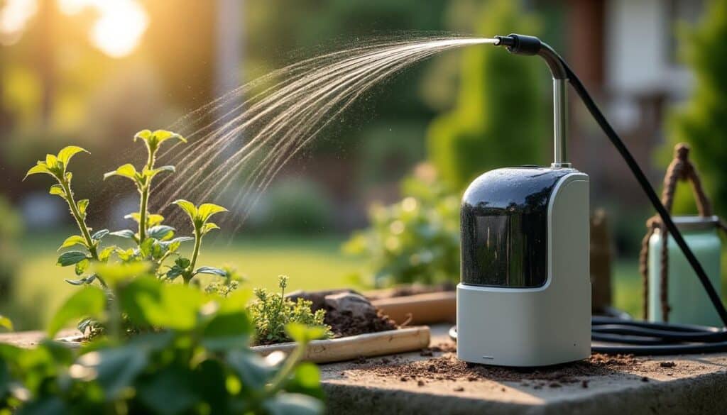 Programmateur de pluie pour l’adaptation de la serre au printemps