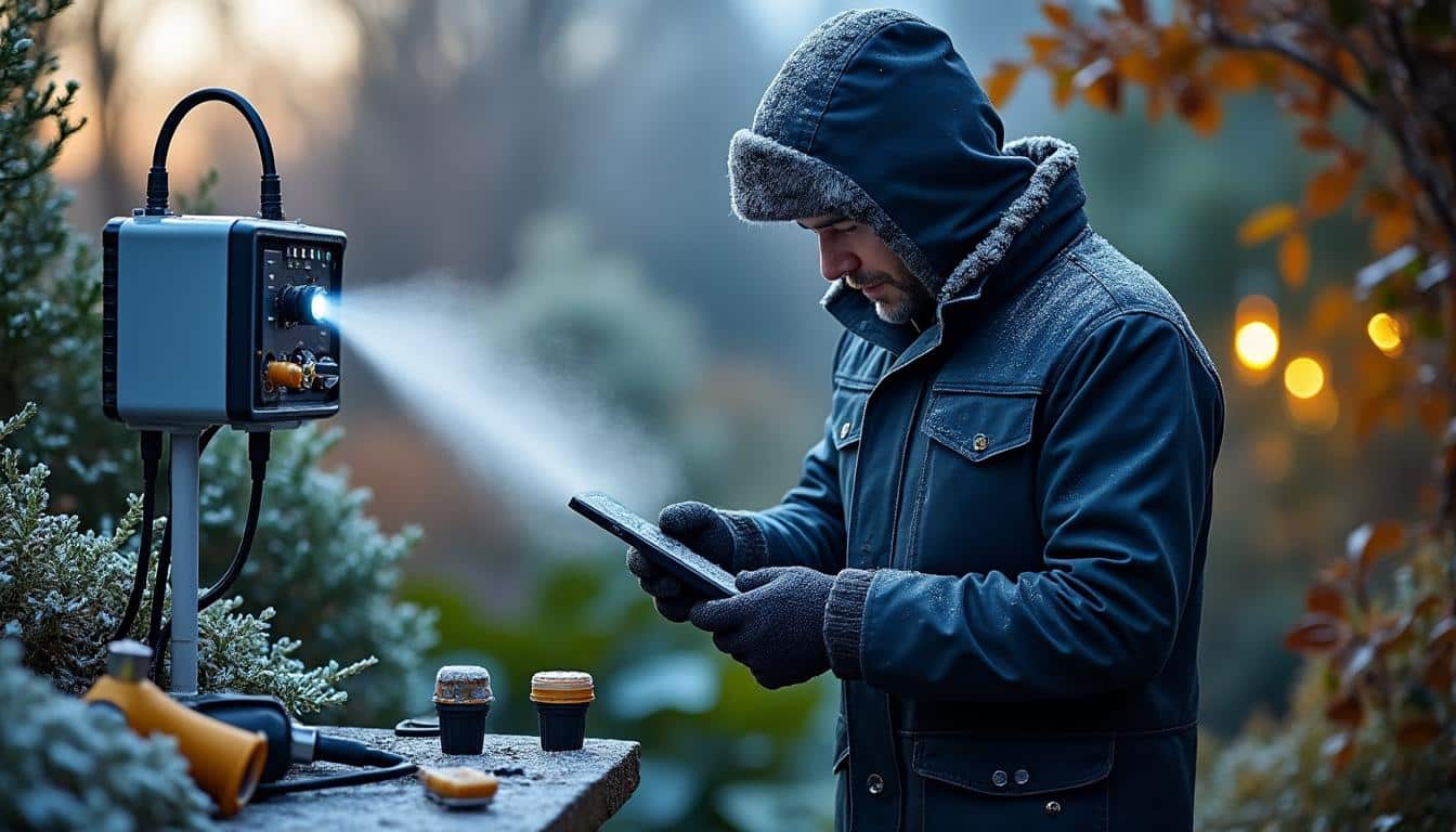 Illustration: Les secrets du fonctionnement d’un programmateur de pluie et de gel en hiver