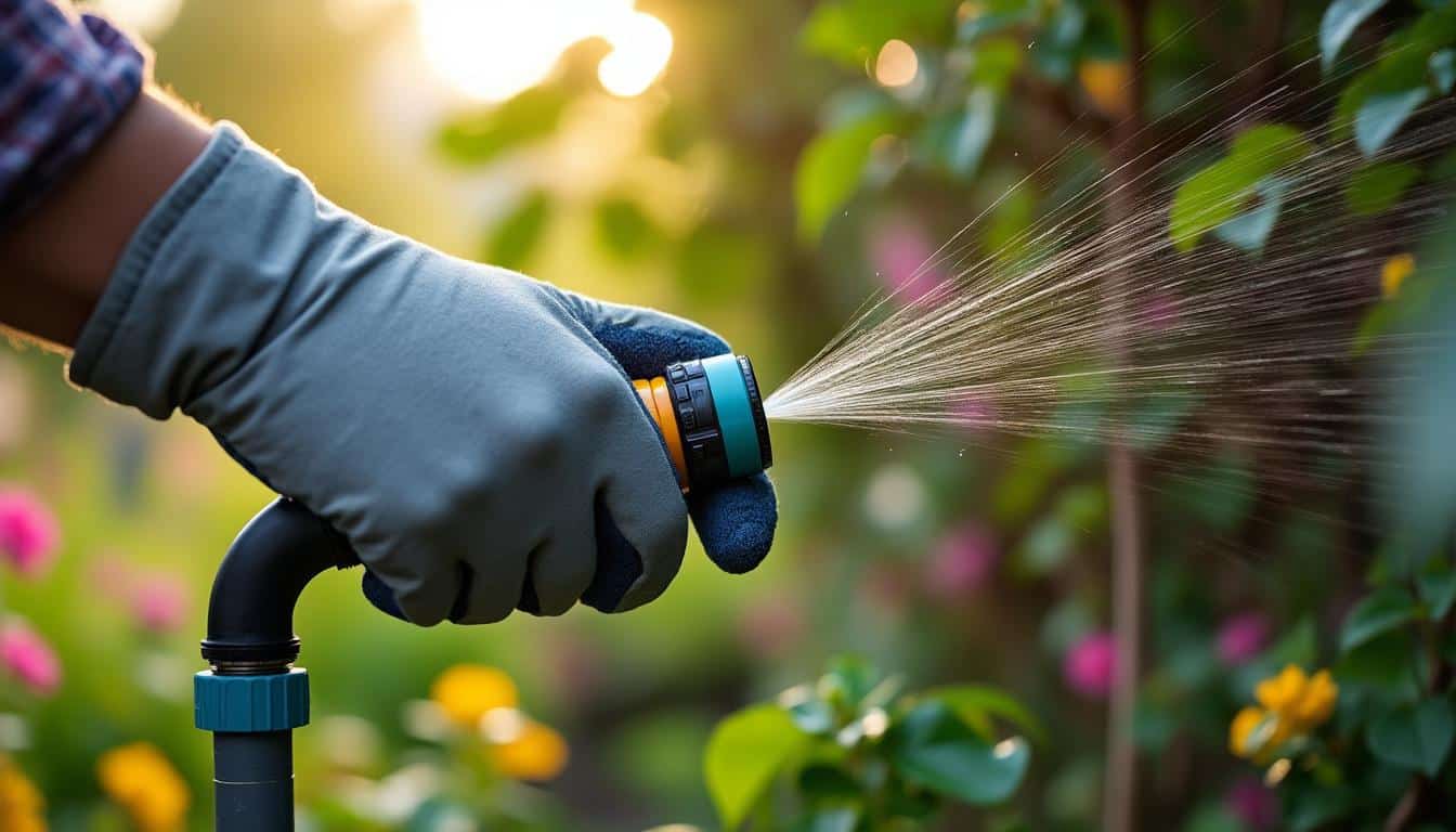 Illustration: Les étapes clés pour l’entretien efficace d’un programmateur de pluie pour goutte à goutte