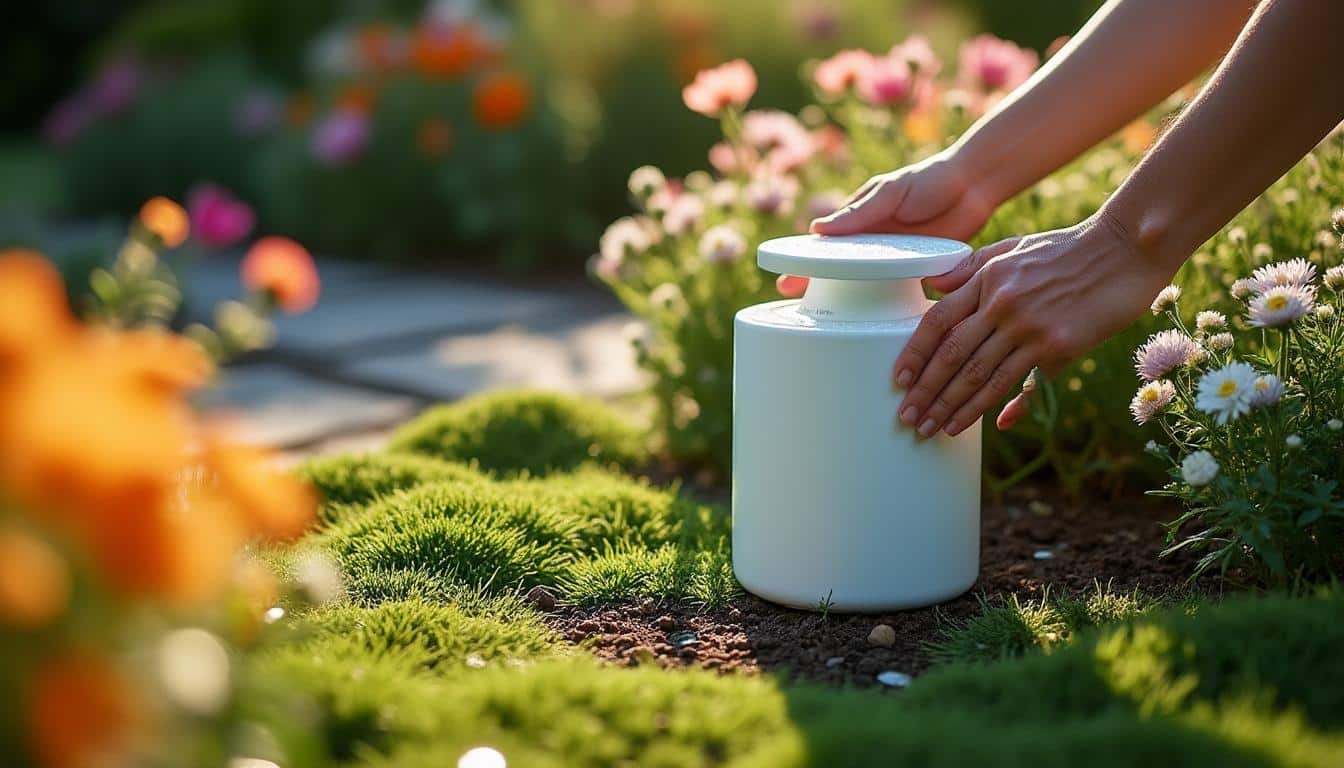 Programmateur de pluie avec adaptation à l’humidité du sol efficace