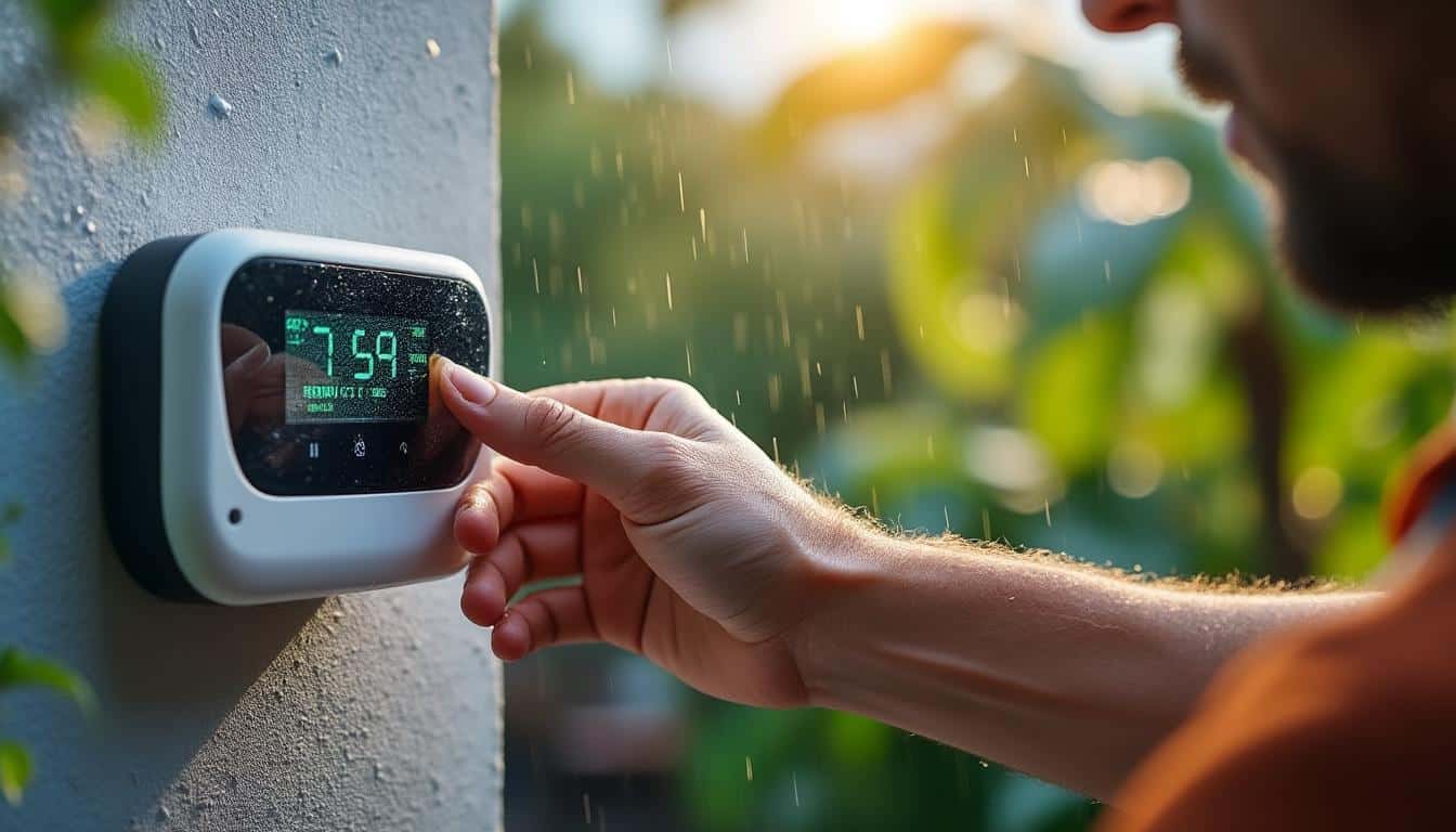 Illustration: Comprendre le réglage de la sensibilité à l’orage sur un programmateur de pluie