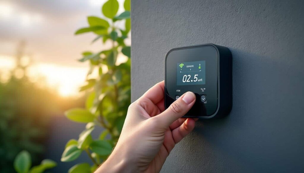 Programmateur de pluie : réglage de la sensibilité à l’orage pour un arrosage optimal