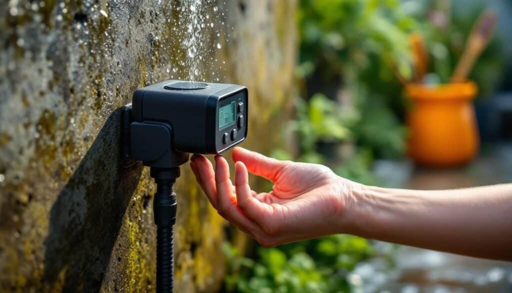 Programmateur de pluie : test manuel et fonctionnement simplifiés