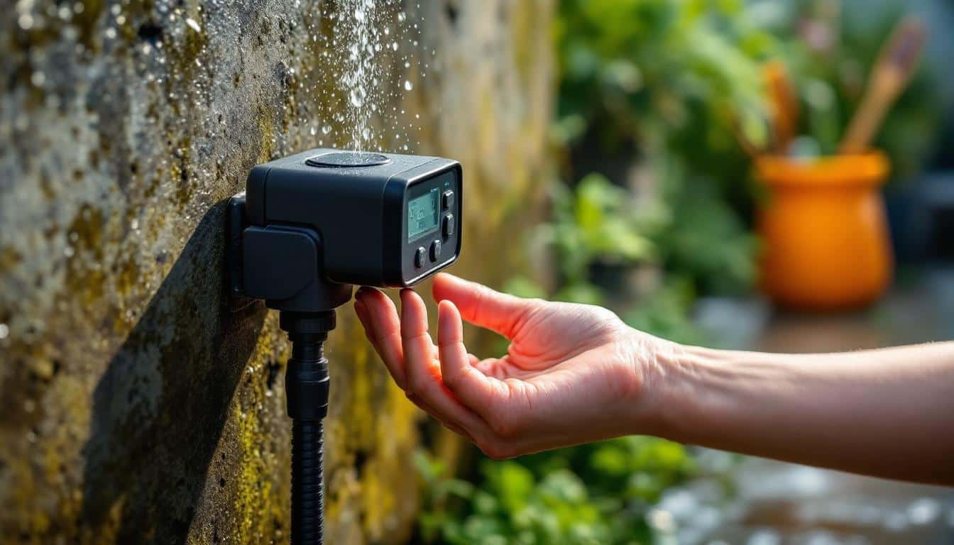 Programmateur de pluie : test manuel et fonctionnement simplifiés