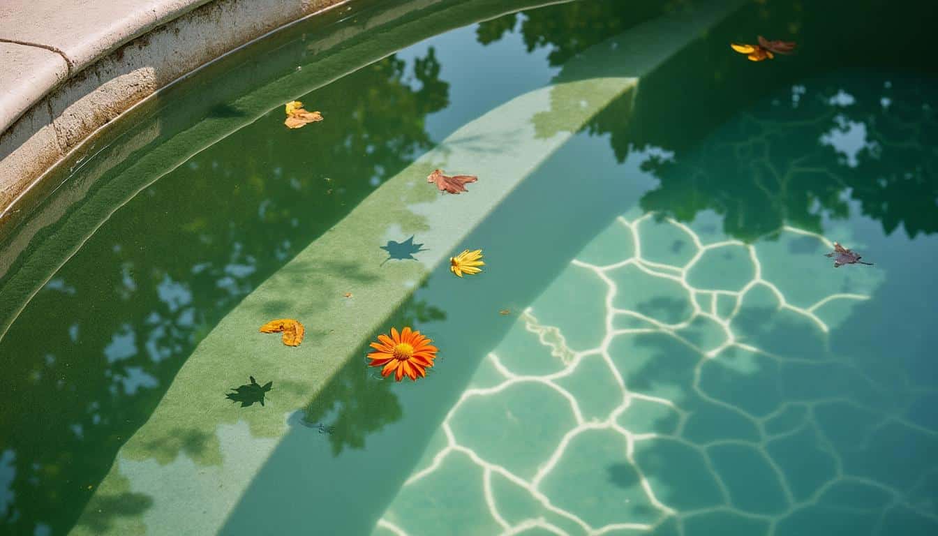 Eau verte dans la piscine : que faire pour la retrouver claire ?