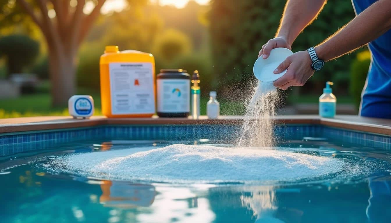 Illustration: Comprendre le chlore choc et son rôle dans le traitement de la piscine
