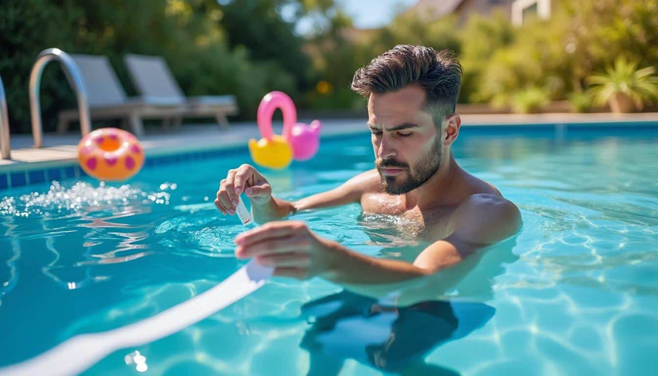 Illustration: Pourquoi le contrôle du taux de pH dans l’eau de la piscine est indispensable