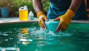 Temps d’action du chlore choc pour traiter l’eau verte efficacement