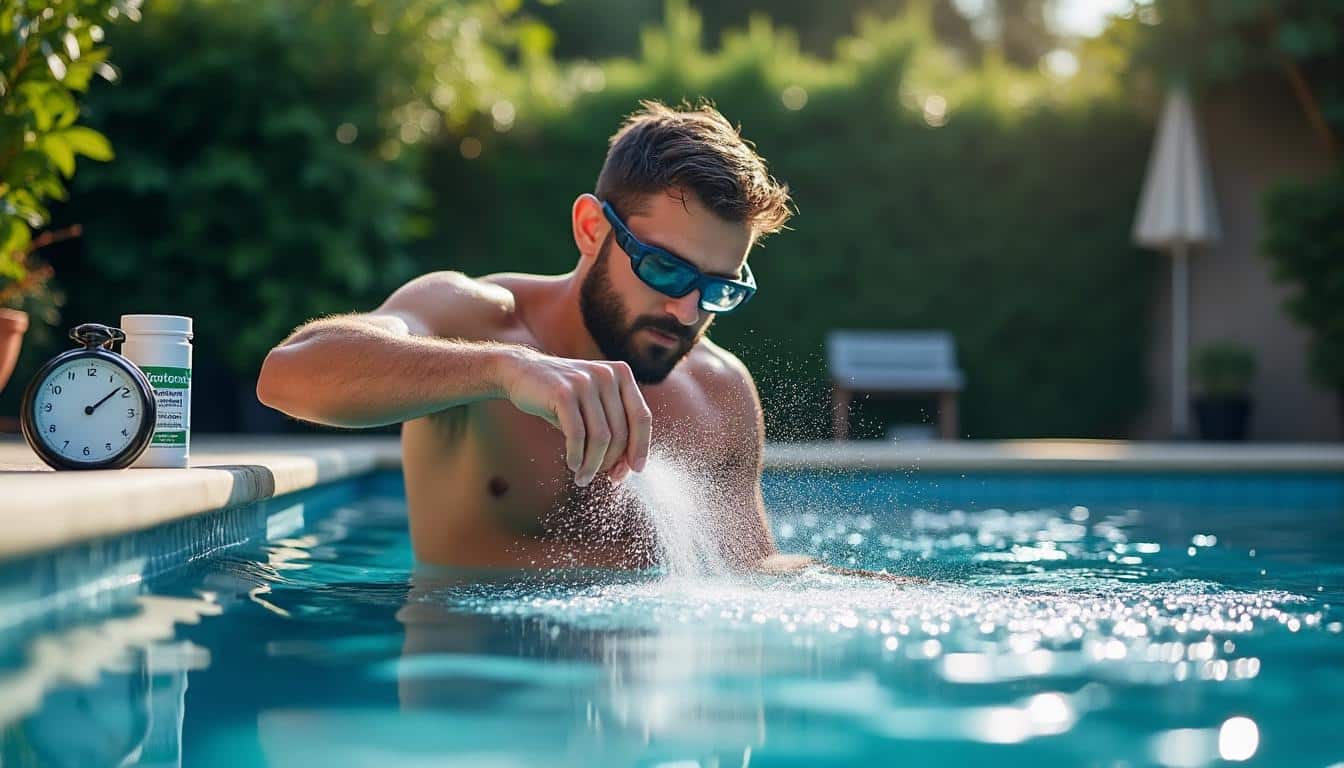 Illustration: Comprendre le rôle et les spécificités du chlore choc dans le traitement de la piscine