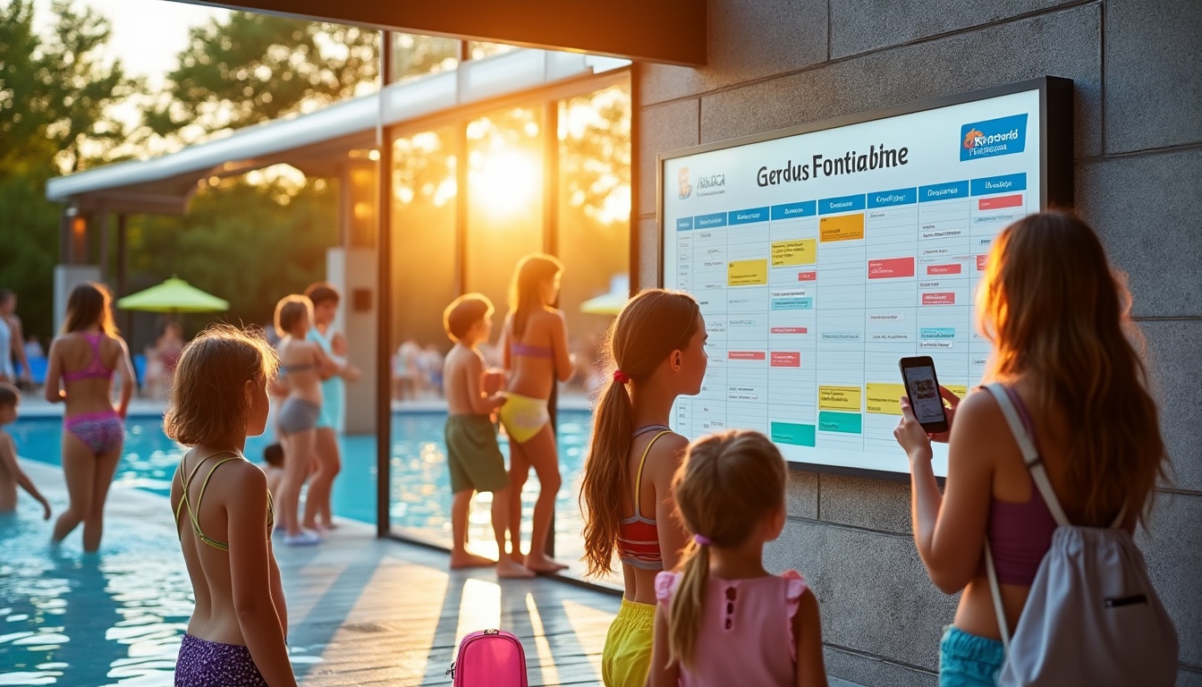 Illustration: Les horaires d’ouverture détaillés de la piscine des Fontaines à Rambouillet