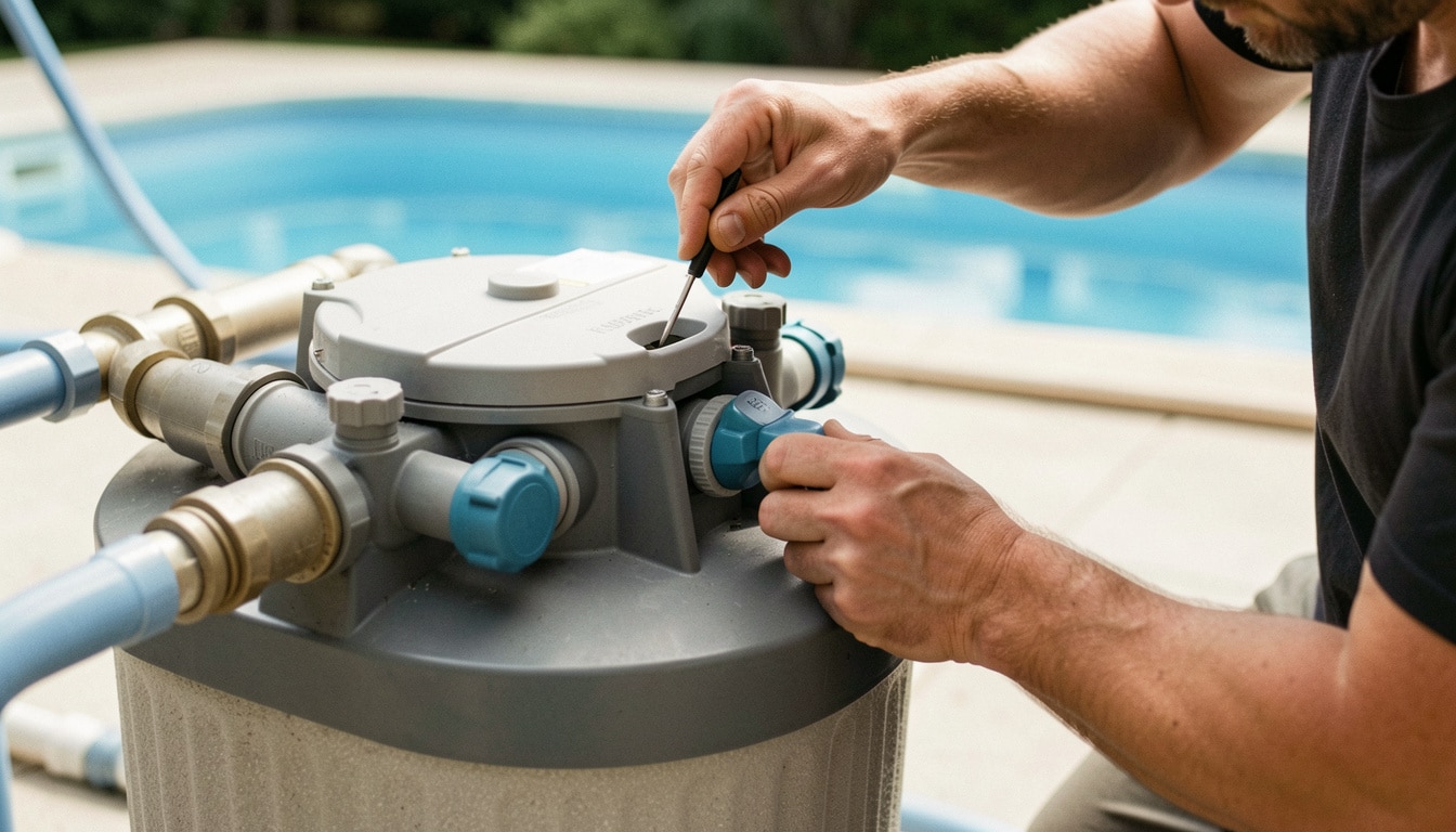 Comment démonter une vanne 6 voies de piscine ?